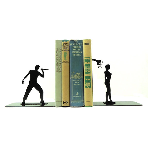 Psycho Shower Scene Metal Bookends