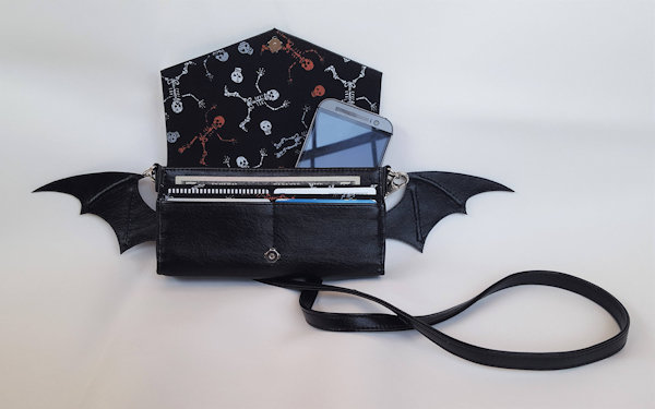 Gothic Bat Purse Wallet