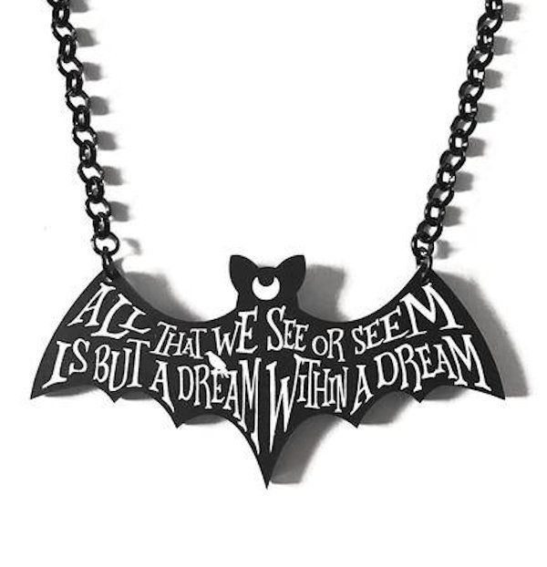 Edgar Allan Poe Necklace