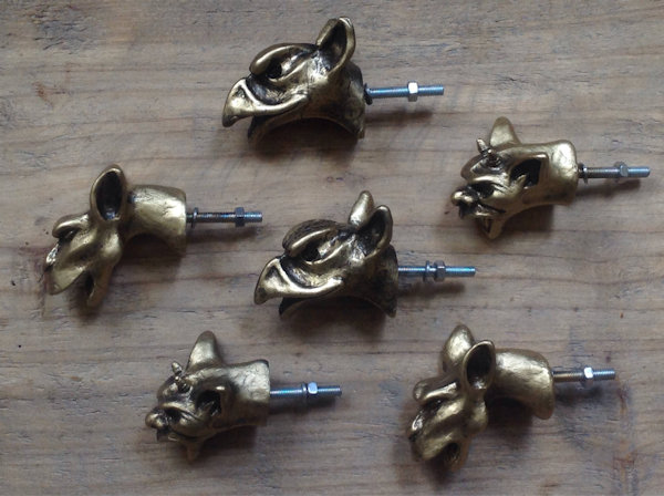 Gargoyle Doorknobs