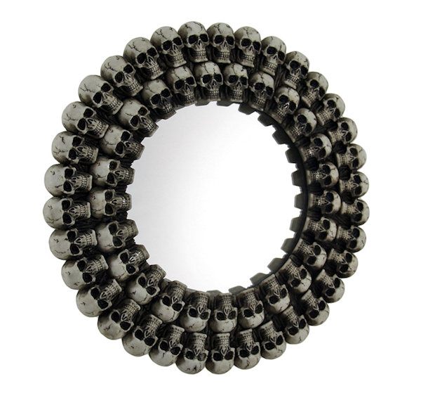 Rings Of Human Skulls Mirror
