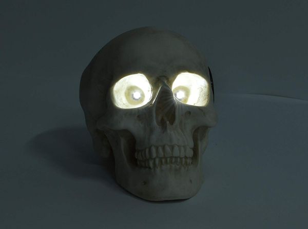 Wireless Portable Skull Bluetooth Speaker and LED Night Light