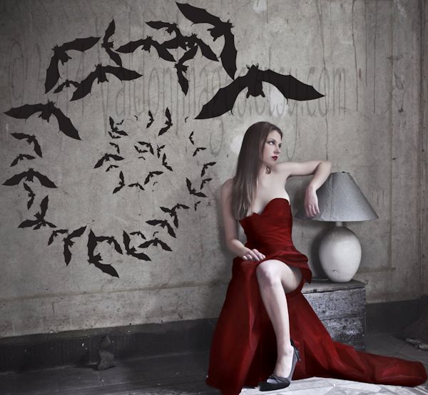 Vampire Bat Wall Decals