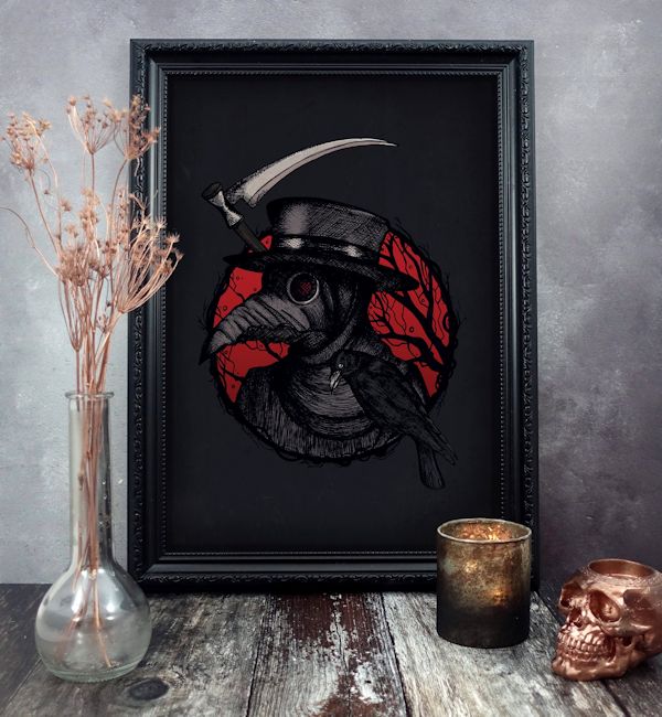 Plague Doctor Print