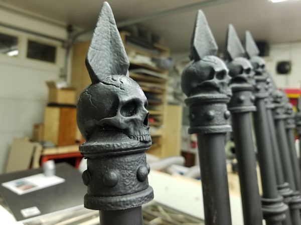 Nothing Says Keep Out Like Skull Fence Finials