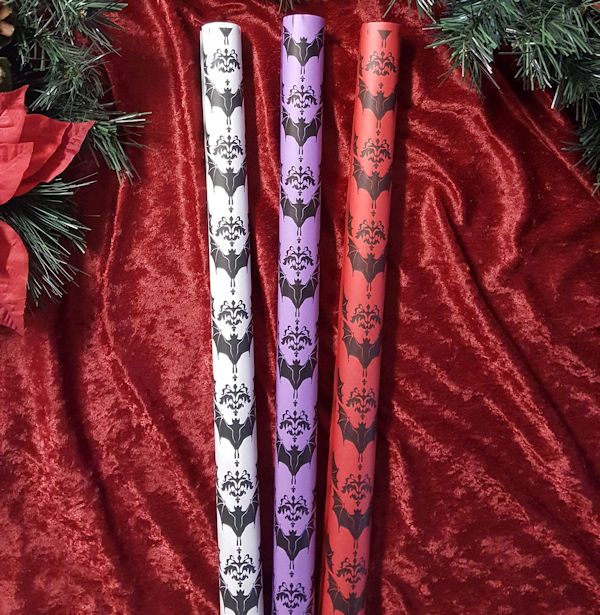 Goth Gift Wrap - Cover It In Bats