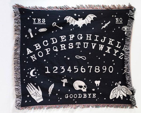Ouija Board Throw Blanket