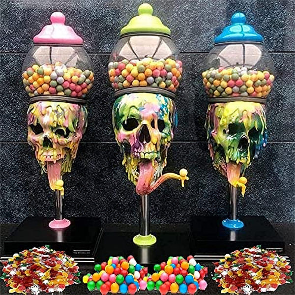 Skull Bubble Gum Machine