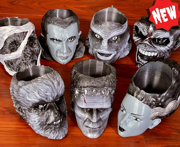 Universal Monsters Succulent Planters